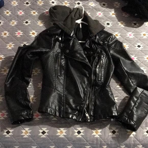 Free People Jackets & Blazers - Free people pleather jacket